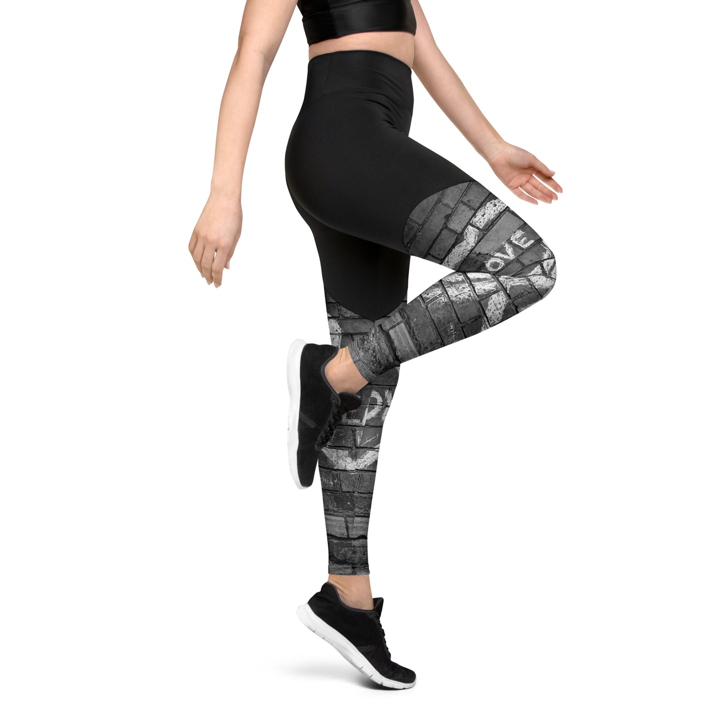 Protected By Love Sports Leggings