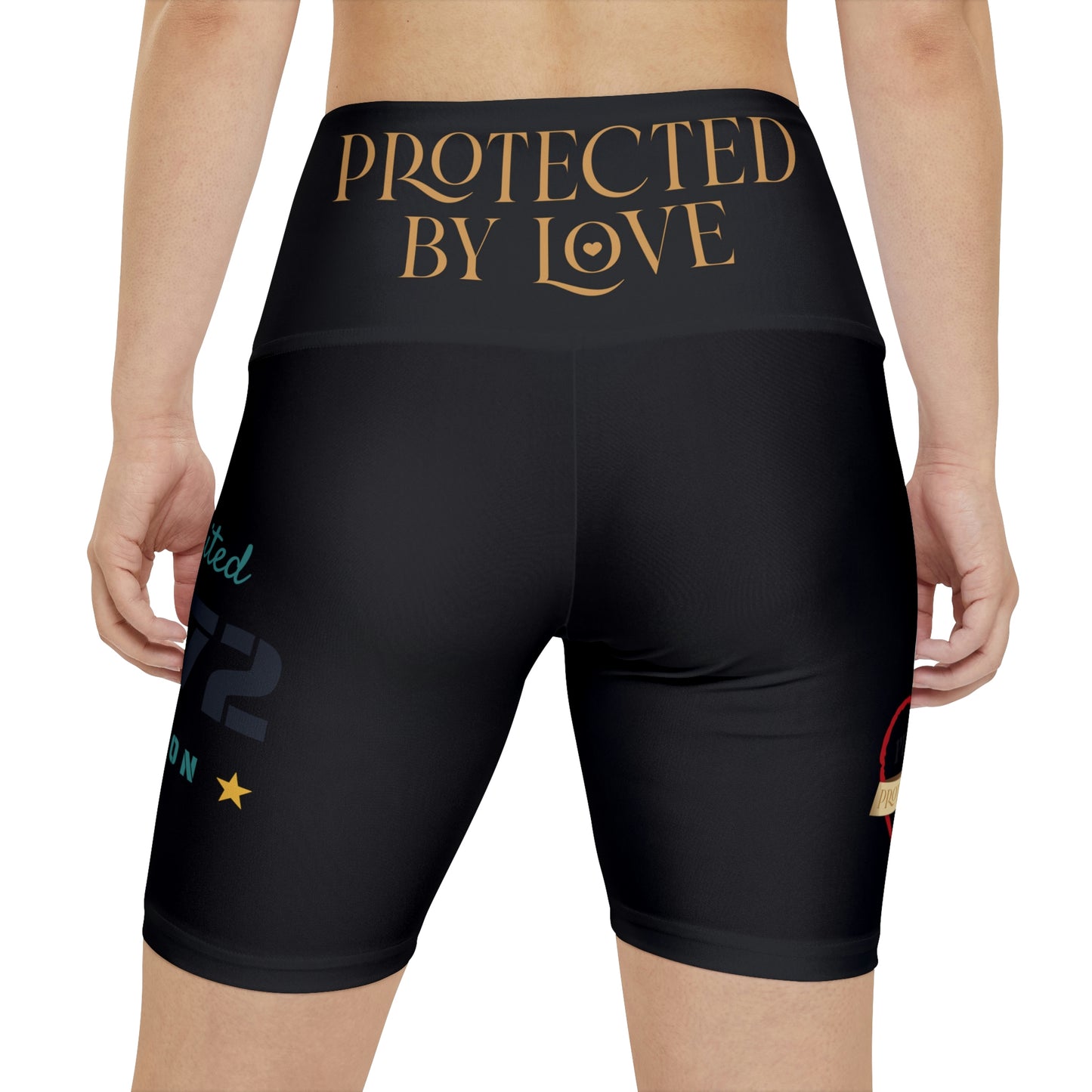 Protected by Love Women's Workout Shorts